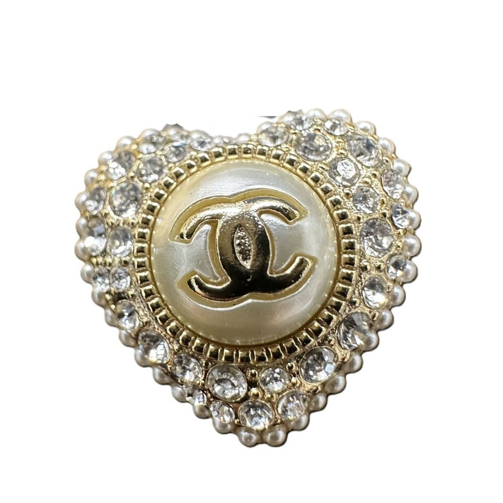 CHANEL White Logo Earrings - Picture 3 of 10